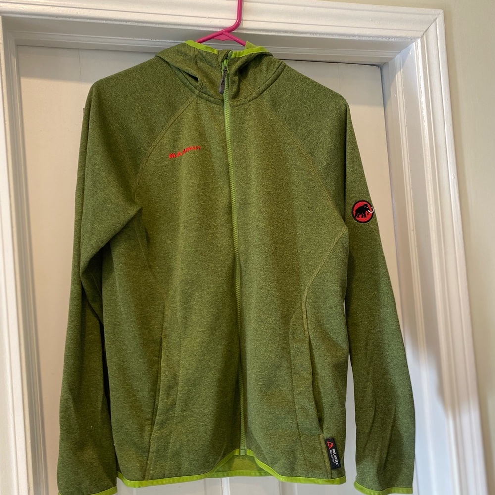 Mammut Green Full-Zip Hoodie
